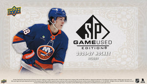 2026-27 Upper Deck SP Game Used Hockey Hobby Box (Pre-Order)
