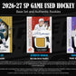 2026-27 Upper Deck SP Game Used Hockey Hobby Box (Pre-Order)