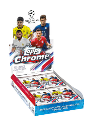 2020-21 Topps Chrome UEFA Champions League Soccer Hobby Box