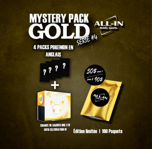 MYSTERY POKEMON GOLD PACK SERIES #4