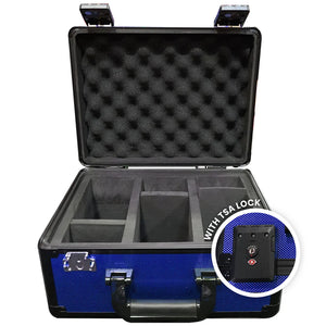 Evo Retro 3 Row Case 90 Slabs With Lock System- Blue
