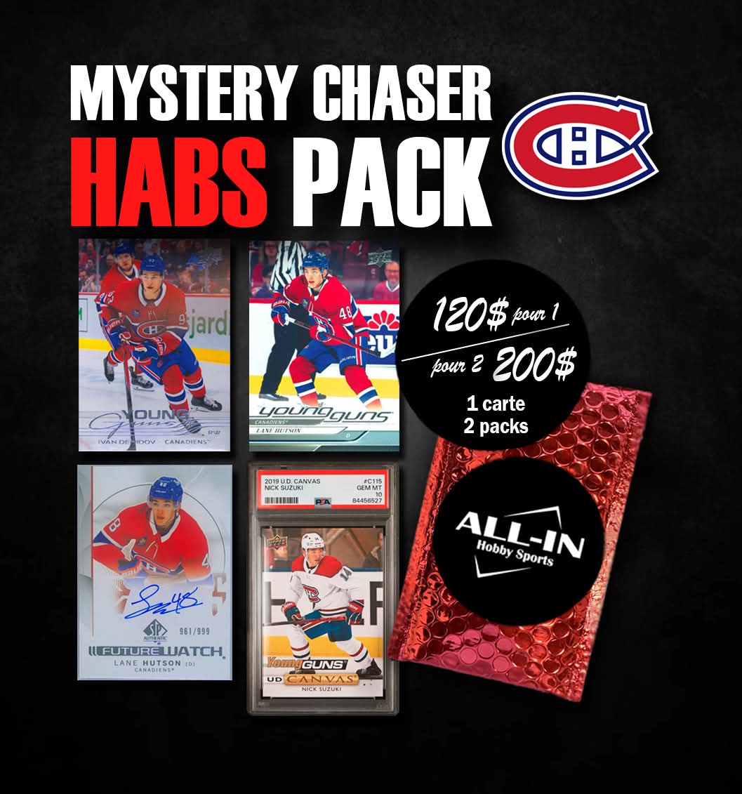 MYSTERY HOCKEY CHASER HABS PACK SERIES #1