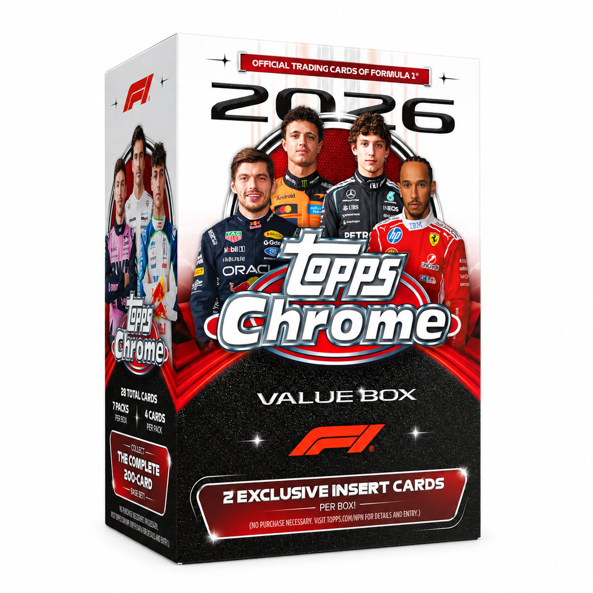 2026 Topps Chrome F1 Formula 1 Racing Value Box