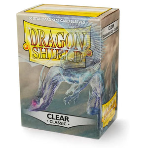 Dragon Shield 100ct Standard Size Sleeves Clear Classic