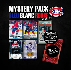 MYSTERY HOCKEY PACK BLEU BLANC ROUGE SERIES #1