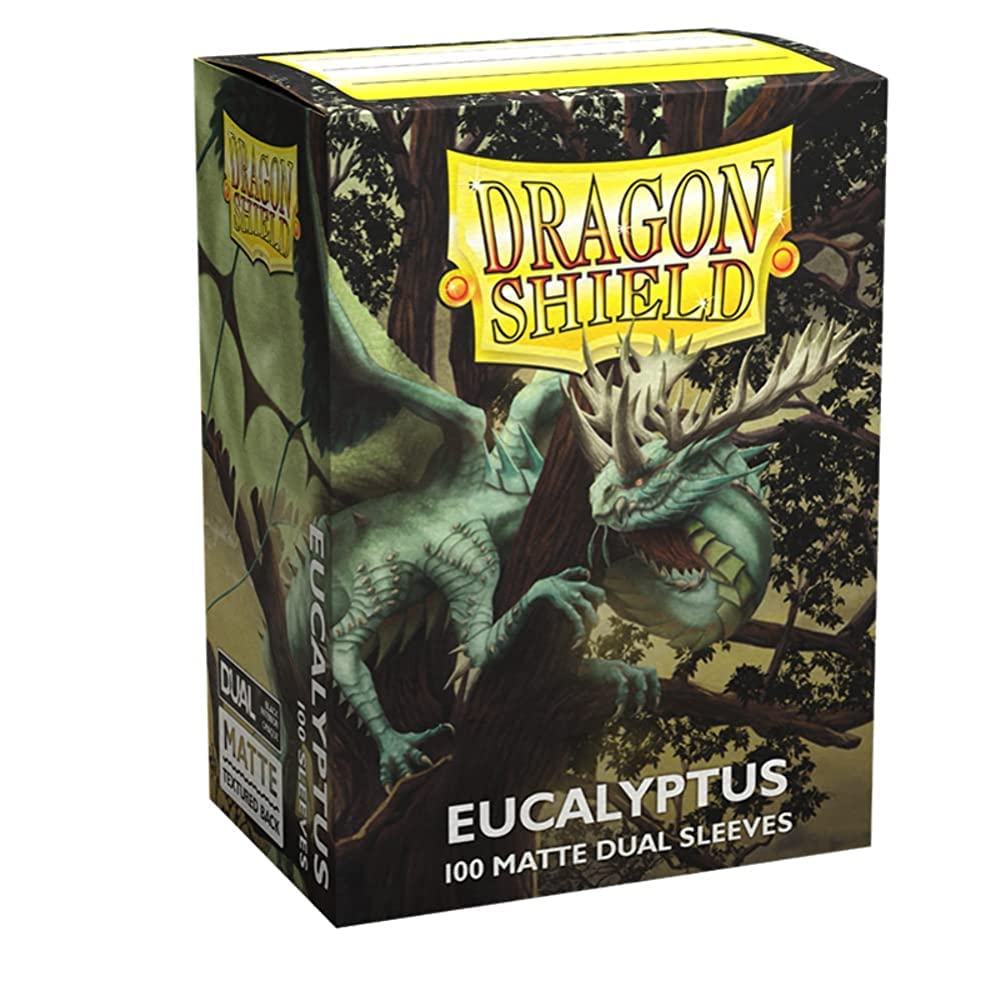 Dragon Shield 100ct Standard Size Dual Sleeves Eucalyptus