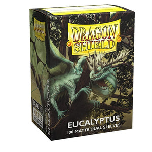 Dragon Shield 100ct Standard Size Dual Sleeves Eucalyptus