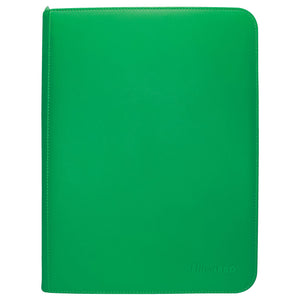 Ultra Pro 9 Pocket Vivid Zip Pro Binder-Green