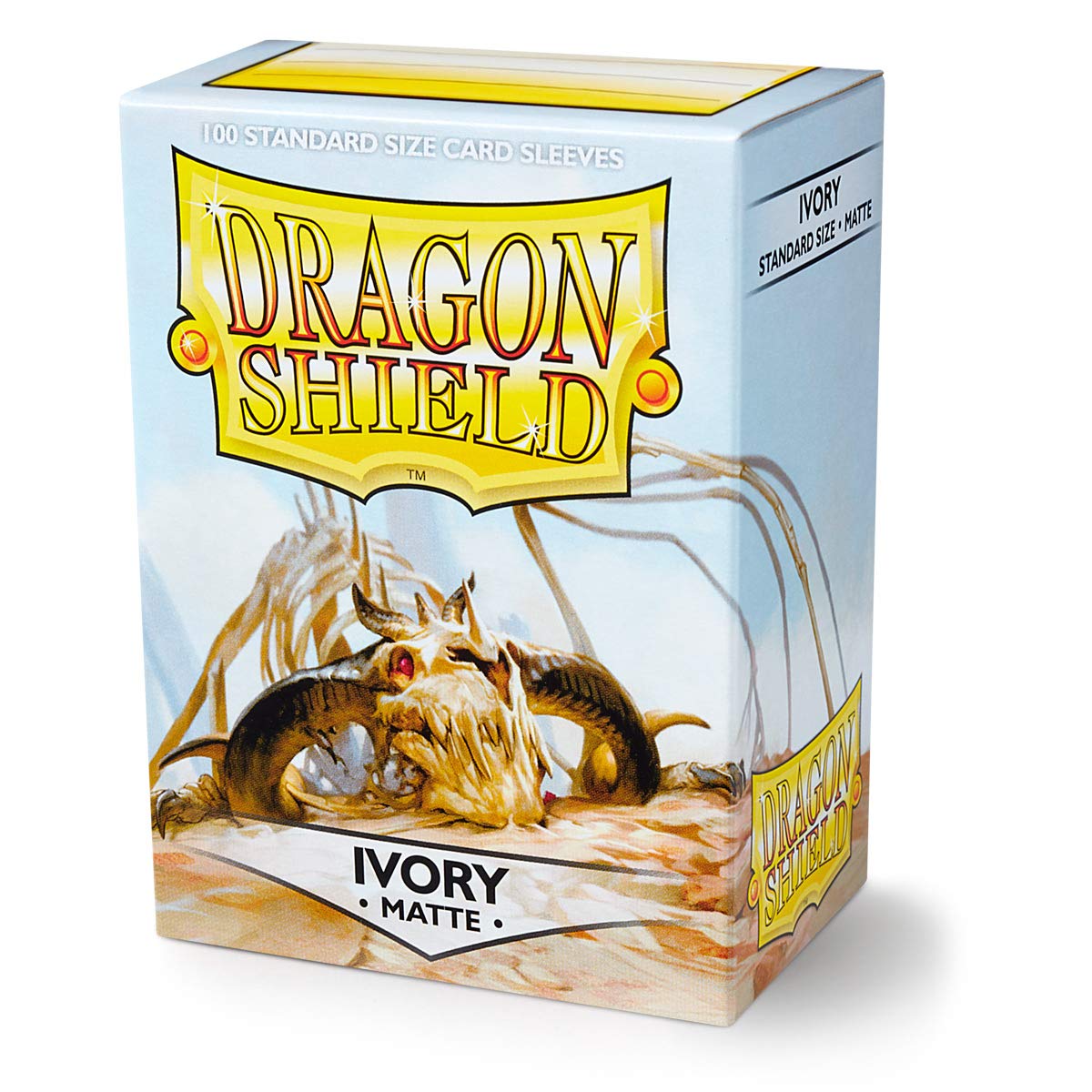 Dragon Shield 100ct Standard Size Sleeves Ivory Matte
