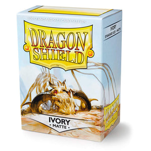 Dragon Shield 100ct Standard Size Sleeves Ivory Matte