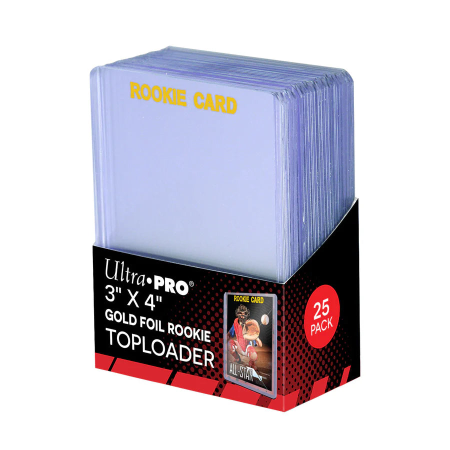 Ultra Pro 3X4 Top Loader 25ct Rookie Gold 35pt