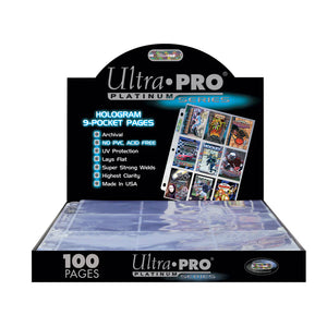 Ultra Pro Platinum Series 9 Hologram Pocket Pages