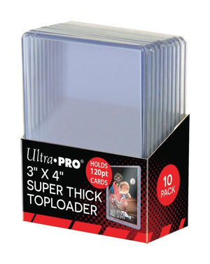 Ultra Pro 3X4 Top Loader 10ct Super Thick 120pt