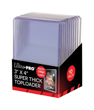 Ultra Pro 3X4 Top Loader 10ct Super Thick 180pt