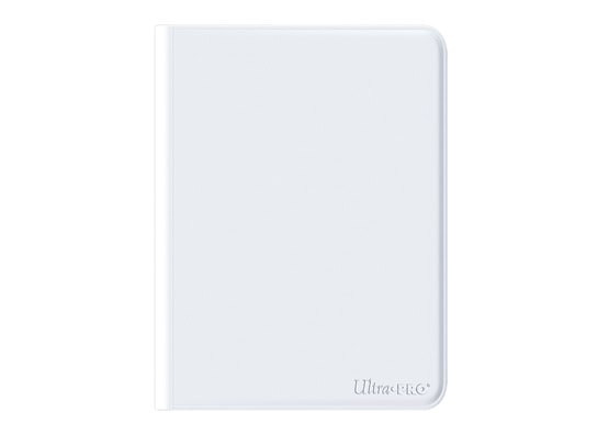 Ultra Pro 9 Pocket Vivid Zip Pro Binder-White