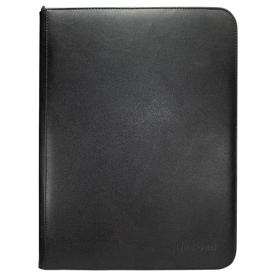Ultra Pro 9 Pocket Vivid Zip Pro Binder-Black