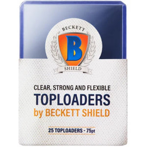 Beckett Shield 25ct Top Loader 75pt