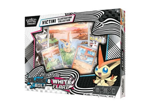 Pokemon Scarlet & Violet Black Bolt & White Flare Unova Victini Illustration Collection Box