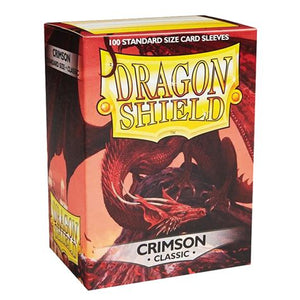Dragon Shield 100ct Standard Size Sleeves Crimson Classic