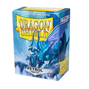 Dragon Shield 100ct Standard Size Sleeves Petrol Matte