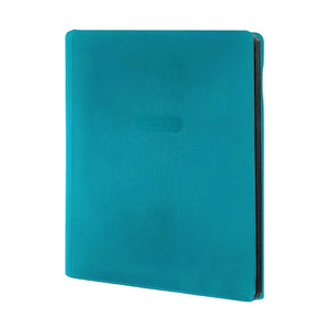 Evo Retro 9 Pocket Binder With Zipper - Blue