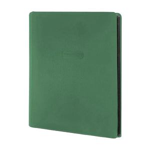 Evo Retro 9 Pocket Binder With Zipper - Green