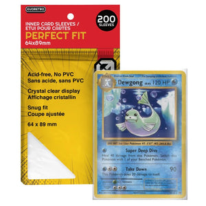 Evo Retro Perfect Fit Card Sleeves for Pokemon and Trading Cards 200ct