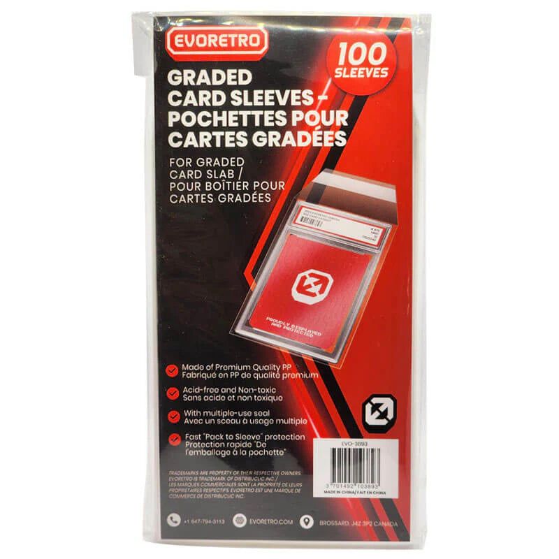 Evo Retro Graded Card Sleeves PSA 100ct