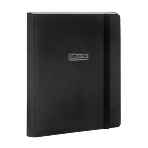 Evo Retro 9 Pocket Binder With Elastic - Black