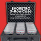 Evo Retro 3 Row Case 90 Slabs With Key System- Carbon Fiber