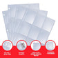 Evo Retro 9 Pocket Card Binder Sheets 40 ct