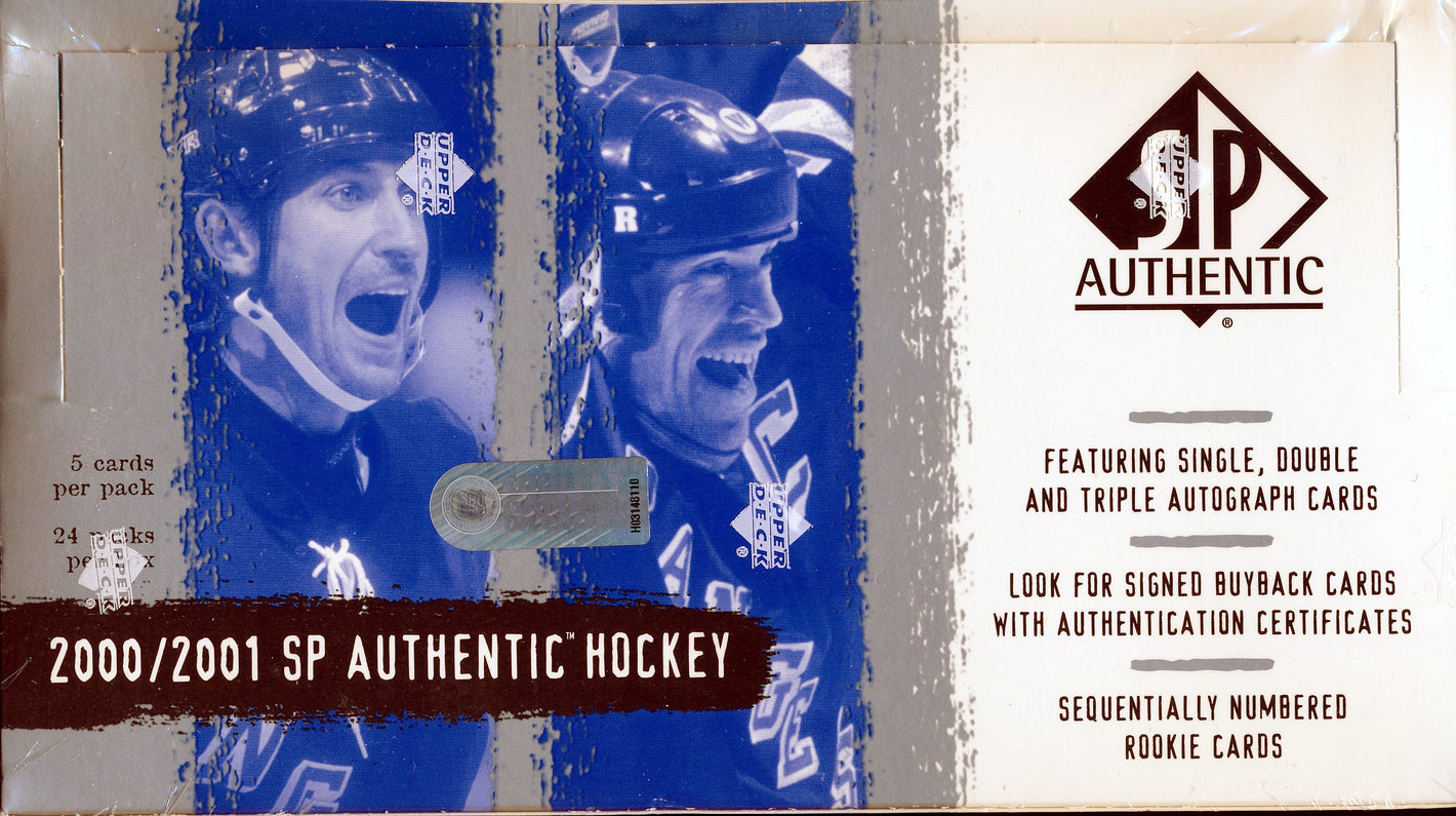 2000-01 Upper Deck SP Authentic Hockey Hobby Box