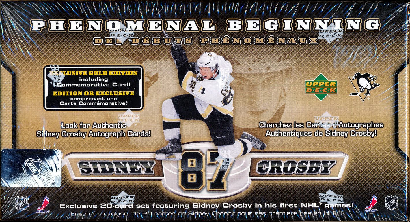 2005-06 Upper Deck Hockey Sidney Crosby Phenomenal Beginning Box Set