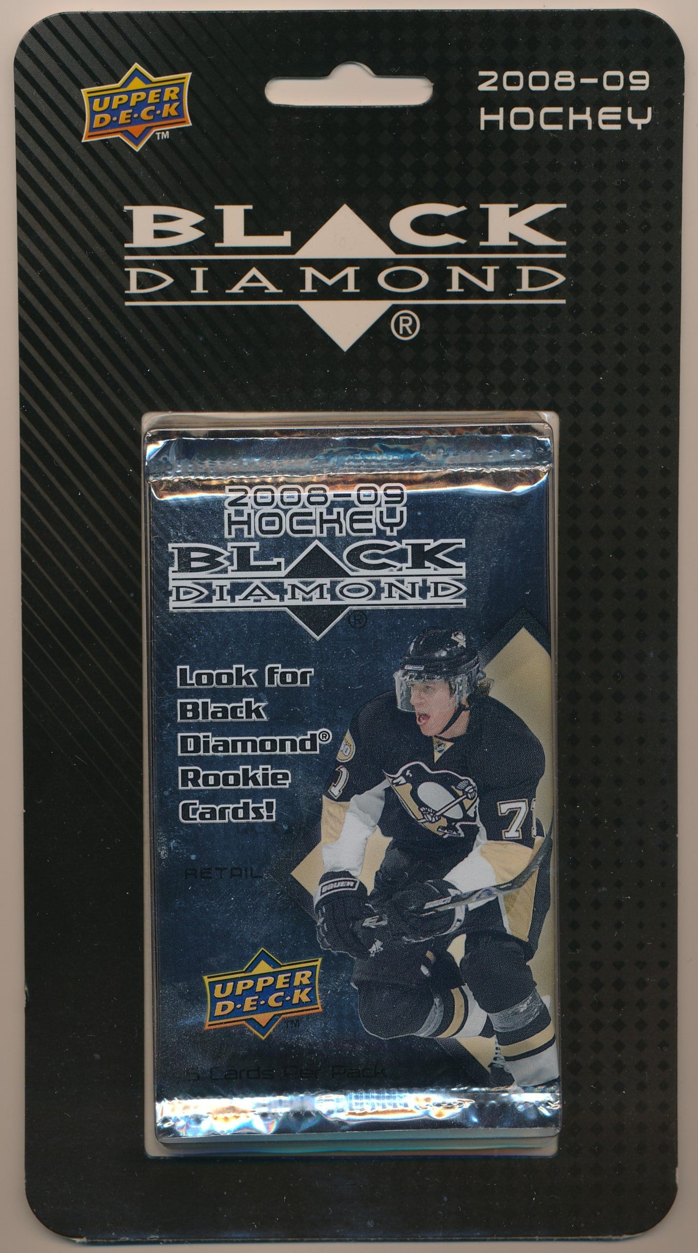 2008-09 Upper Deck Black Diamond Hockey 3 Pack Blister