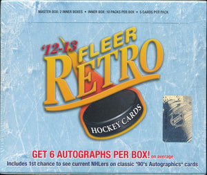 2012-13 Upper Deck Fleer Retro Hockey Hobby Box