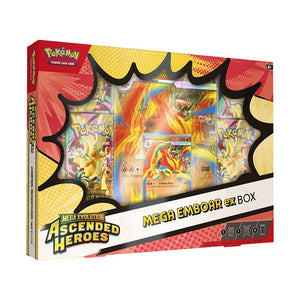 Pokemon Mega Evolution Ascended Heroes Mega Emboar Ex Box