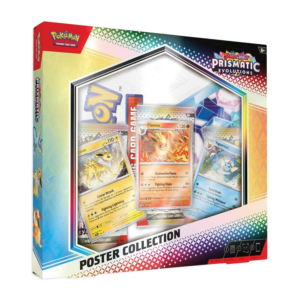 Pokemon Scarlet & Violet Prismatic Evolutions Poster Collection Box