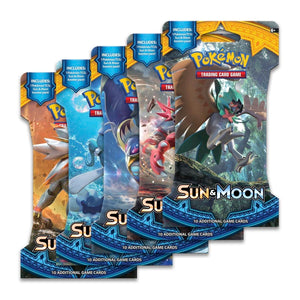 Pokemon Sun & Moon Sleeved Pack Art Set
