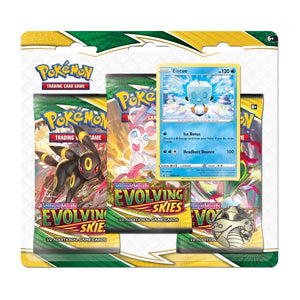 Pokemon Sword & Shield Evolving Skies 3 Pack Blister-Eiscue