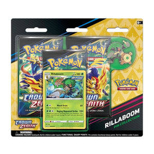 Pokemon Sword & Shield Crown Zenith Pin Collection 3 Pack Blister