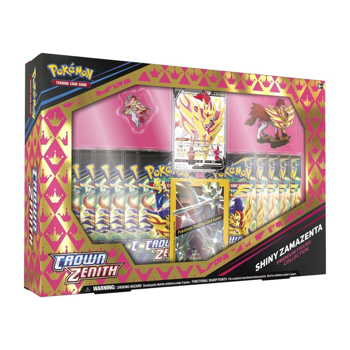 Pokemon Sword & Shield Crown Zenith Shiny Zamazenta Premium Figure Collection Box