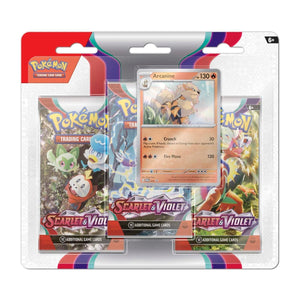 Pokemon Scarlet & Violet Base Set 3 Pack Blister