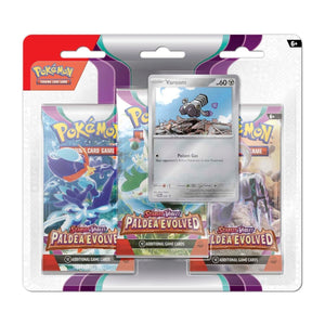 Pokemon Scarlet & Violet Paldea Evolved 3 Pack Blister