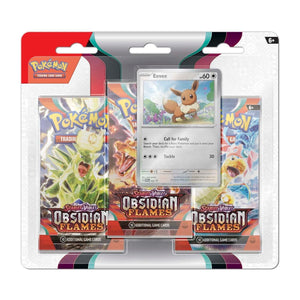 Pokemon Scarlet & Violet Obsidian Flames 3 Pack Blister