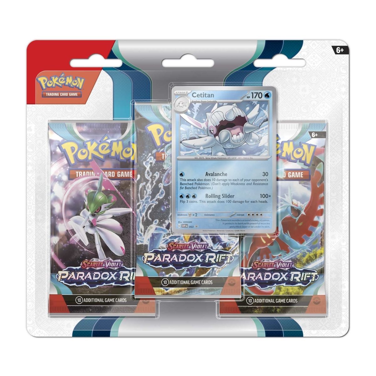 Pokemon Scarlet & Violet Paradox Rift 3 Pack Blister