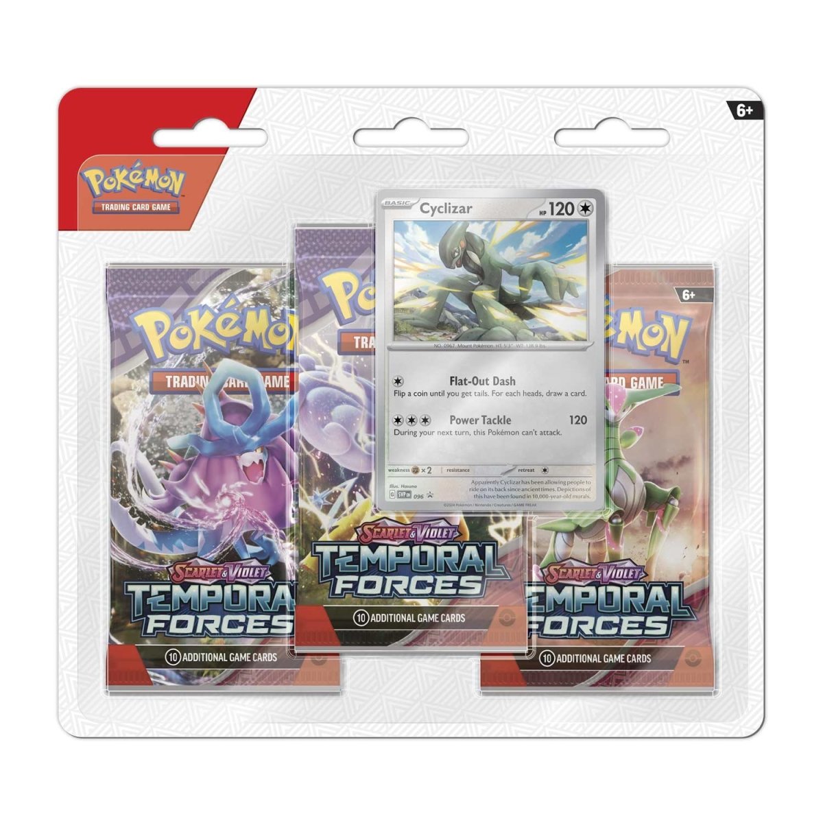 Pokemon Scarlet & Violet Temporal Forces 3 Pack Blister
