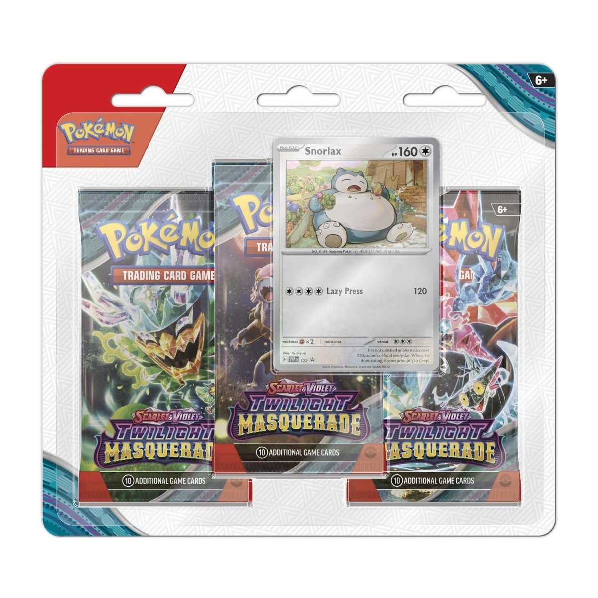 Pokemon Scarlet & Violet Twilight Masquerade 3 Pack Blister