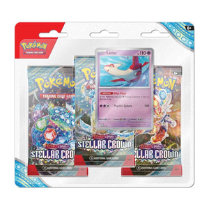 Pokemon Scarlet & Violet Stellar Crown 3 Pack Blister