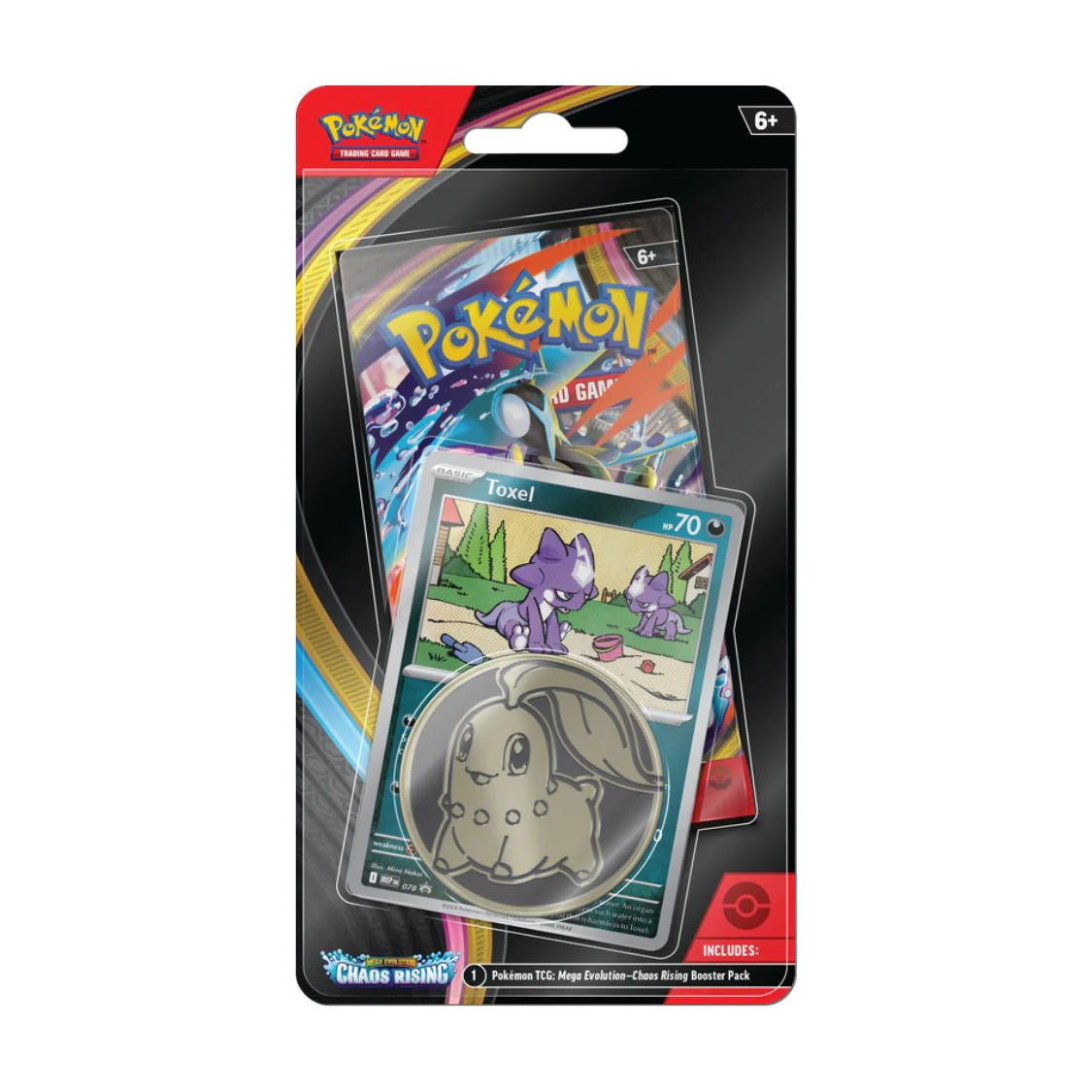 Pokemon Mega Evolution Chaos Rising Checklane Blister
