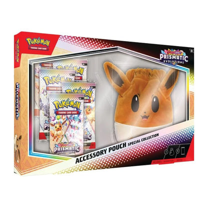 Pokemon Scarlet & Violet Prismatic Evolutions Accessory Pouch Special Collection Box
